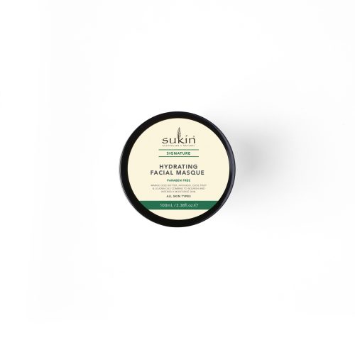 Viser krukke med Hydrating Facial Masque fra Sukin