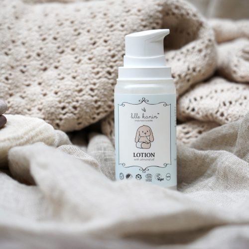 Viser pumpeflaske med Lotion fra Lille Kanin