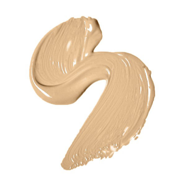 Viser Camo Concealer fra e.l.f i fargen Light Beige smurt utover hvit bakgrunn