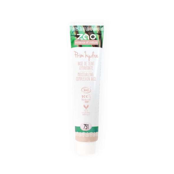 Viser praktisk refill tube fra Zao, her med Prim'Hydra Moisturizing Primer 751